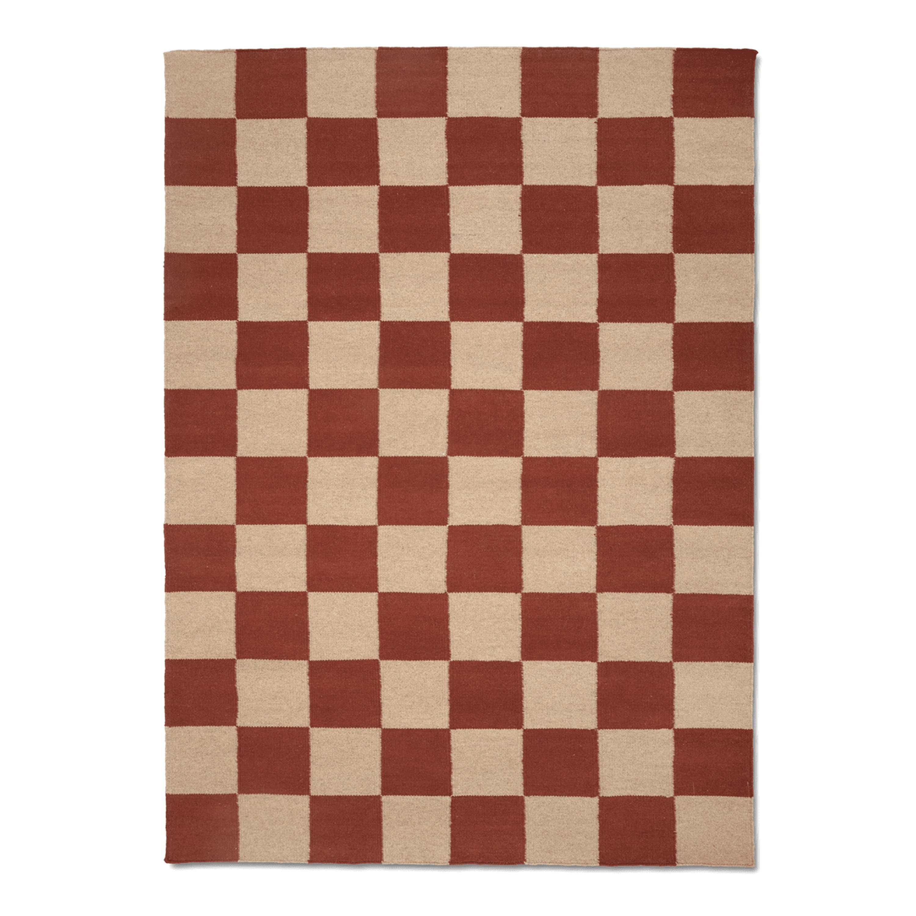 Teppich Square Terrakotta/Natur 200x300