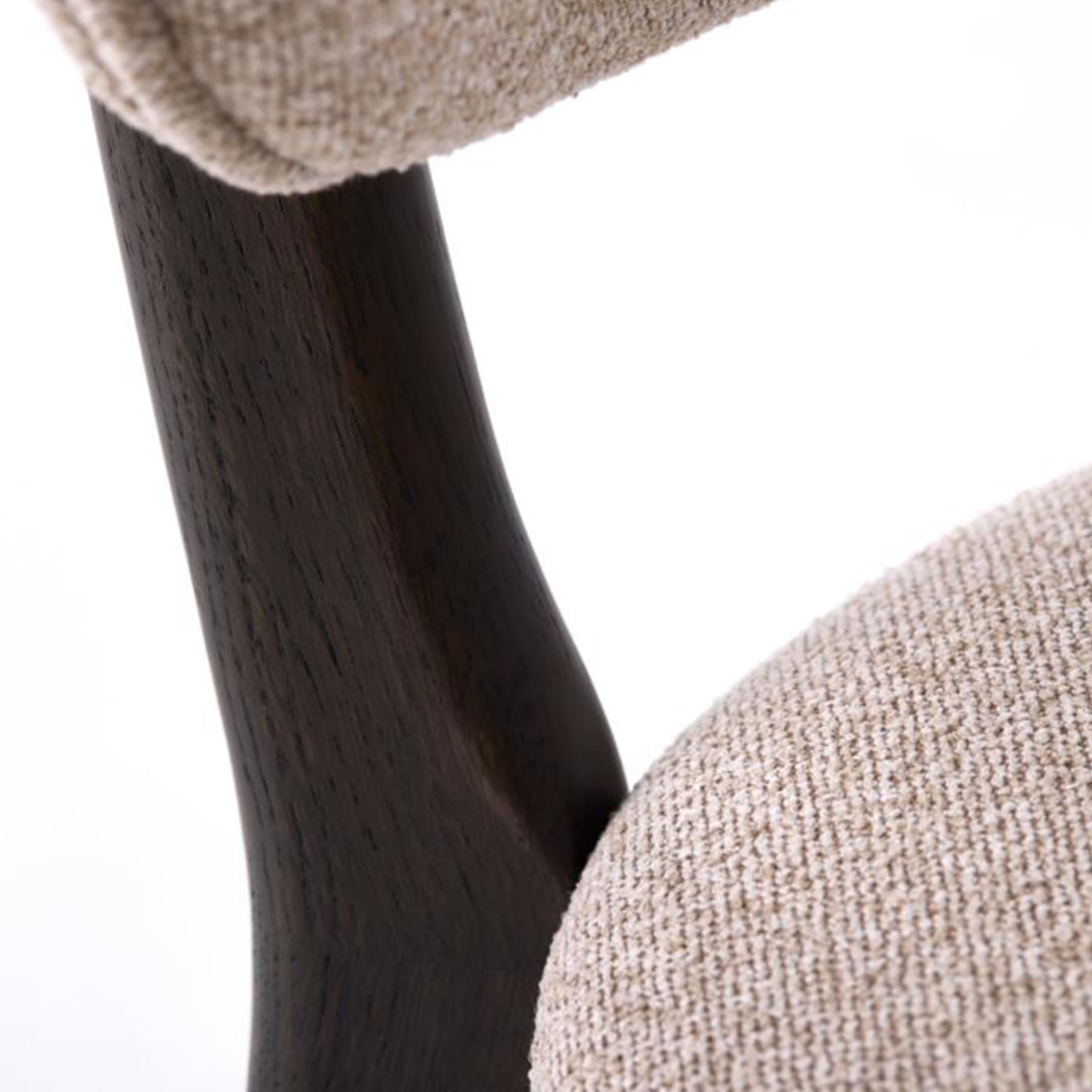 Frances Dining Chair Dark Espresso/Sand