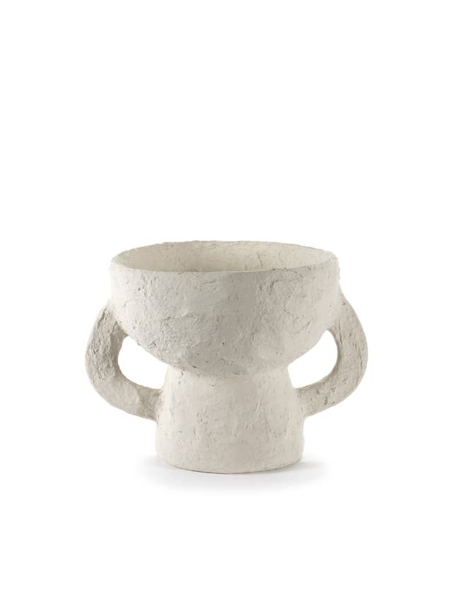 Earth Vase Weiß S