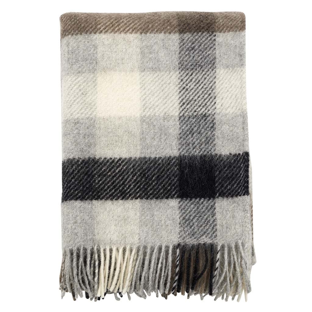 Gotland Wool Throw Multi Grey