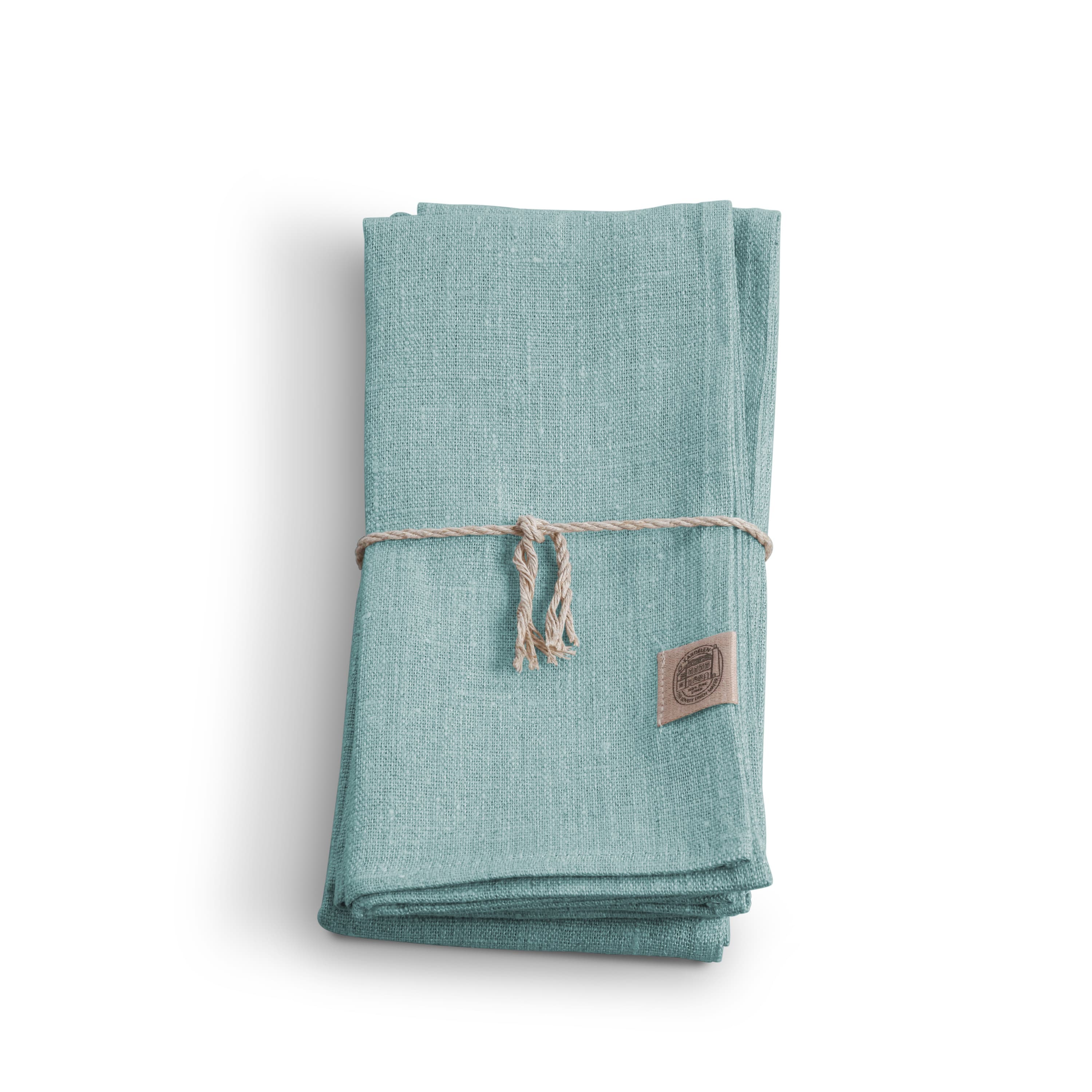 Klassische Servietten Leinen Ice Blue 4er-Pack