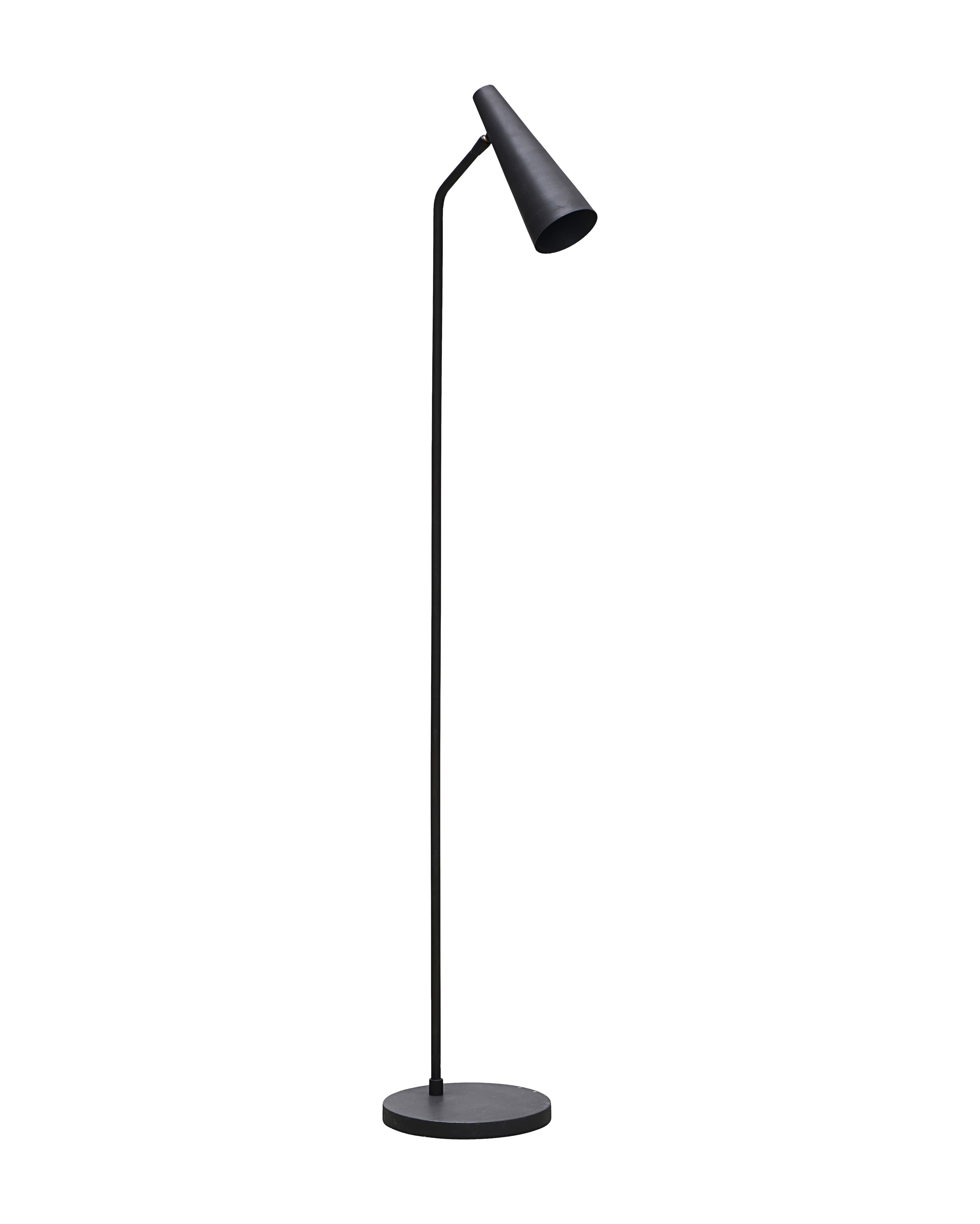 Precise Floor lamp Matte Black 124cm
