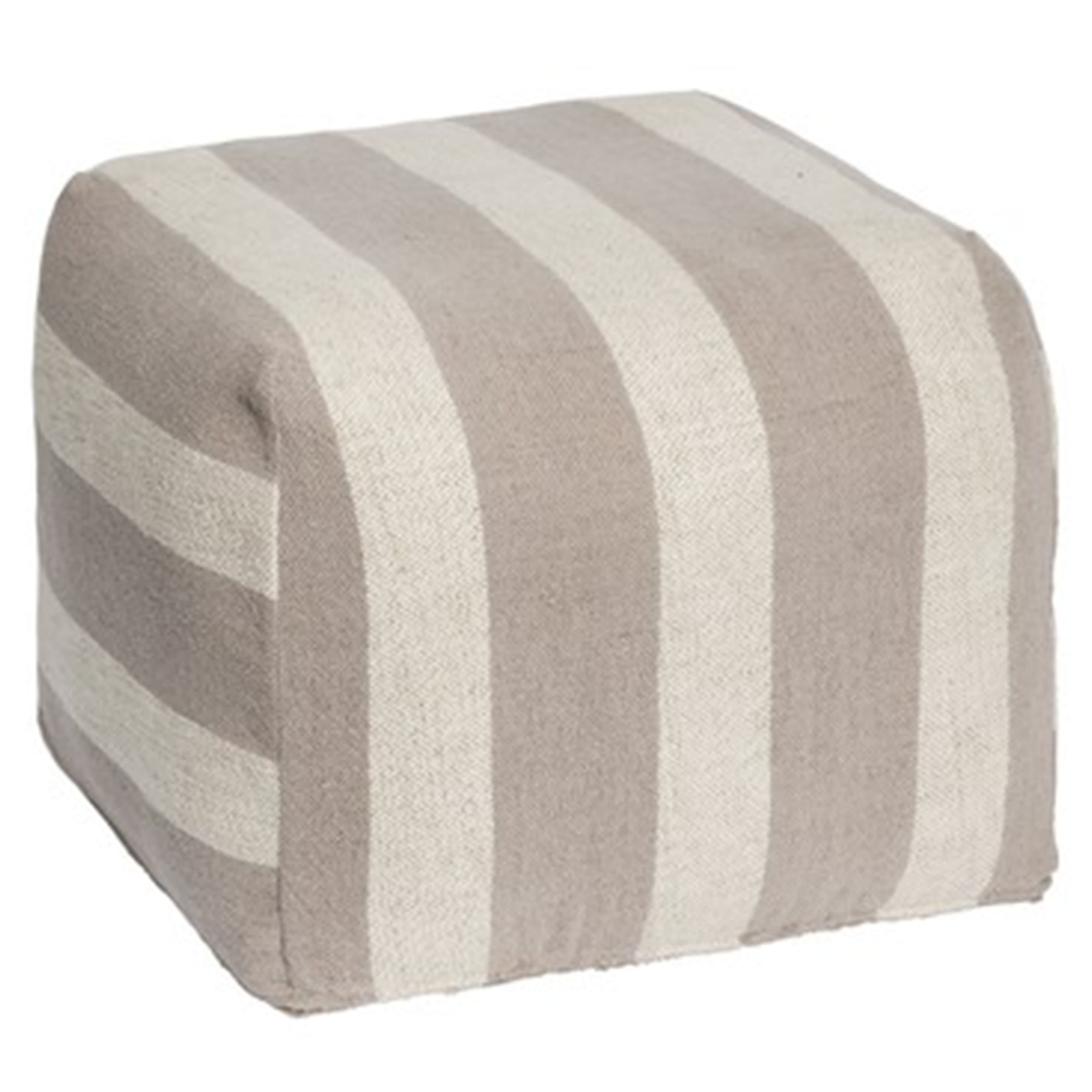 Sigrid Pouf Grau 50x38