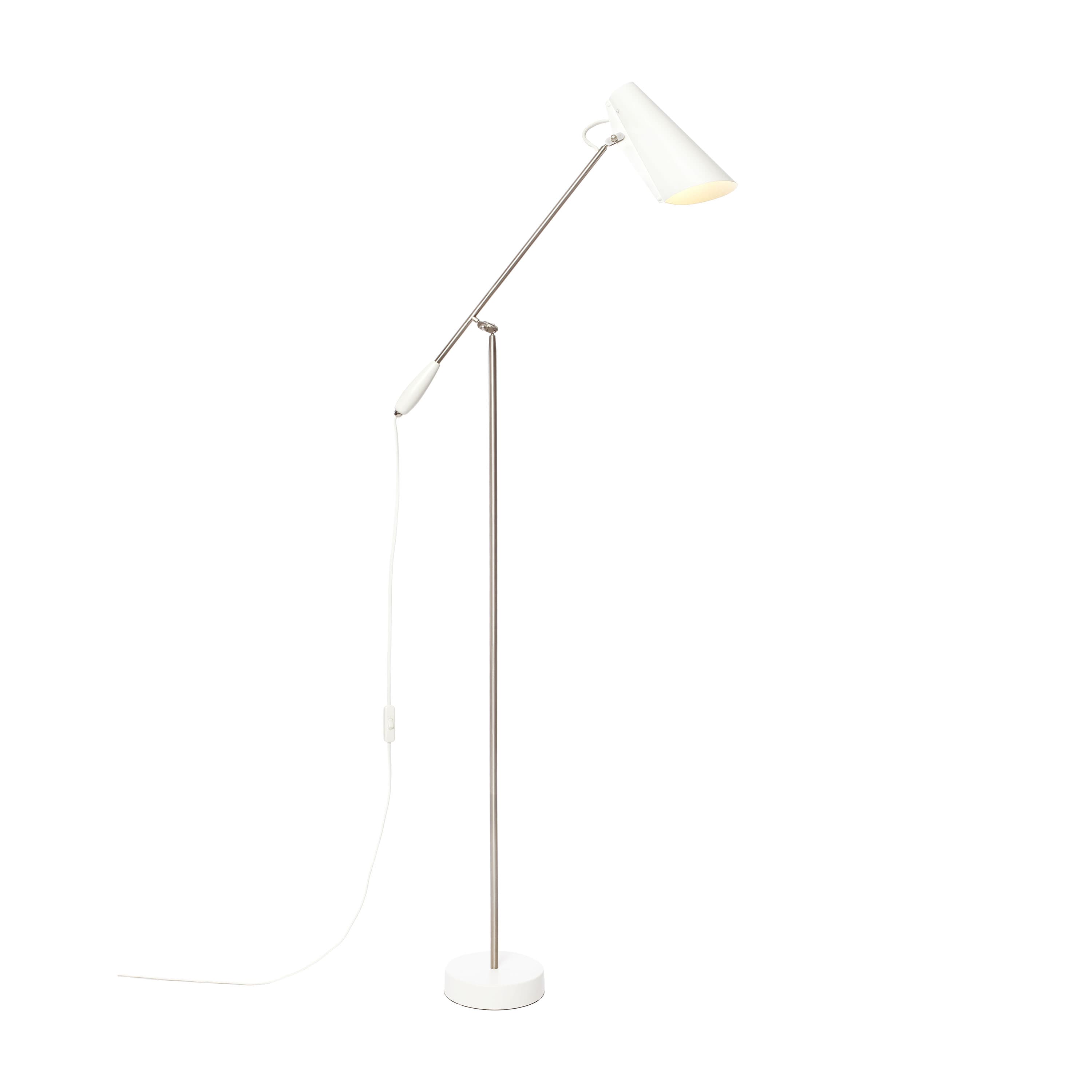 Birdy Floor Lamp White/Steel