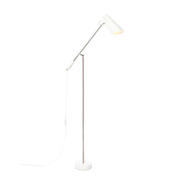 Birdy Floor Lamp White/Steel