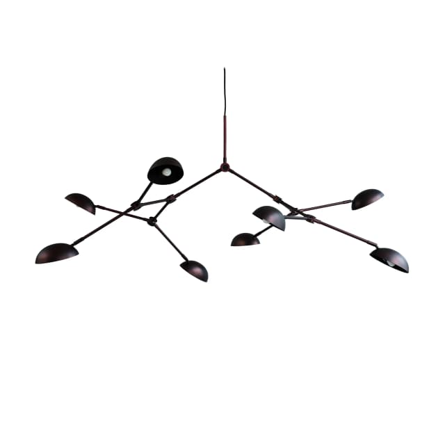 Drop Taklampa Burned Black 154cm