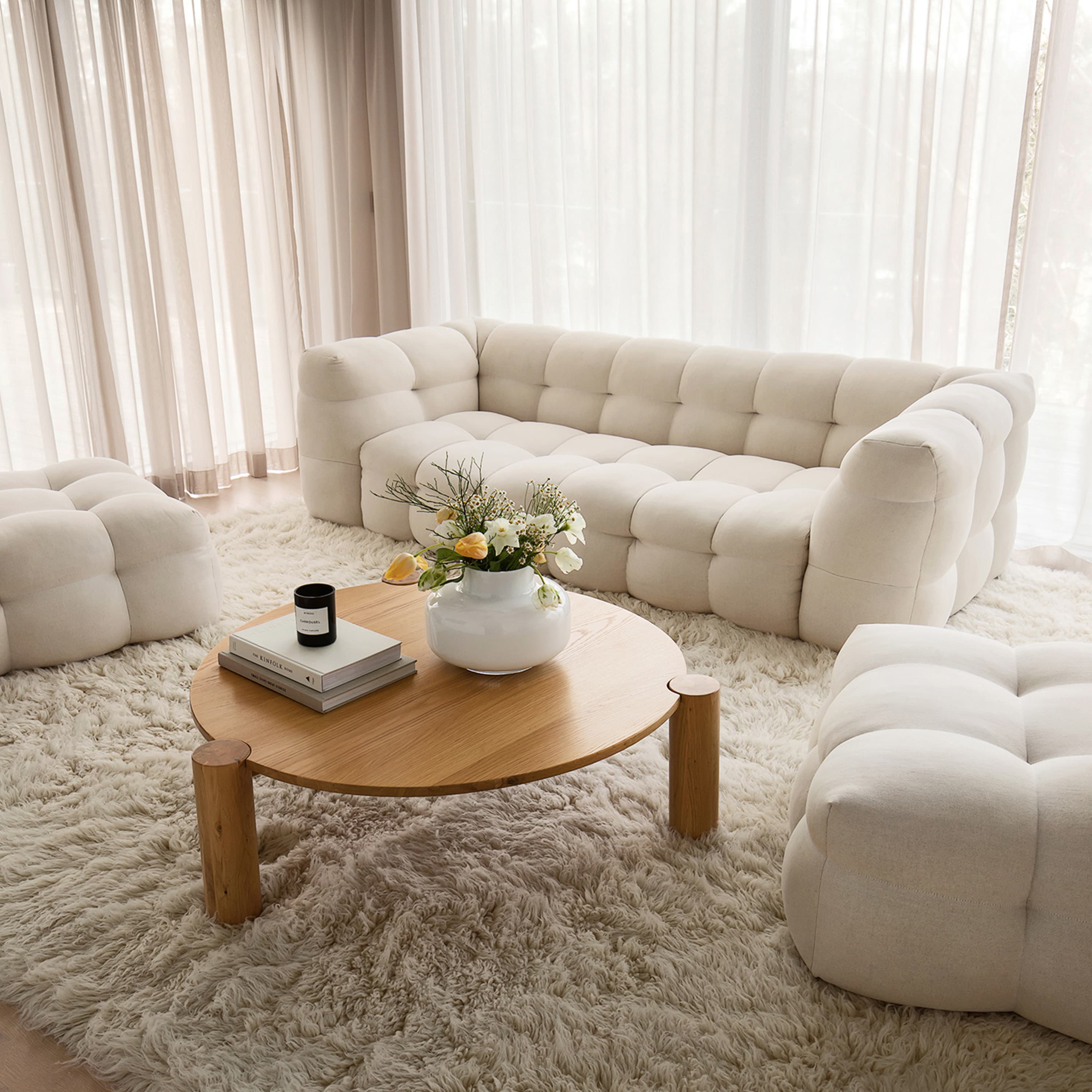 Fluffy Flokati Teppich 300x400