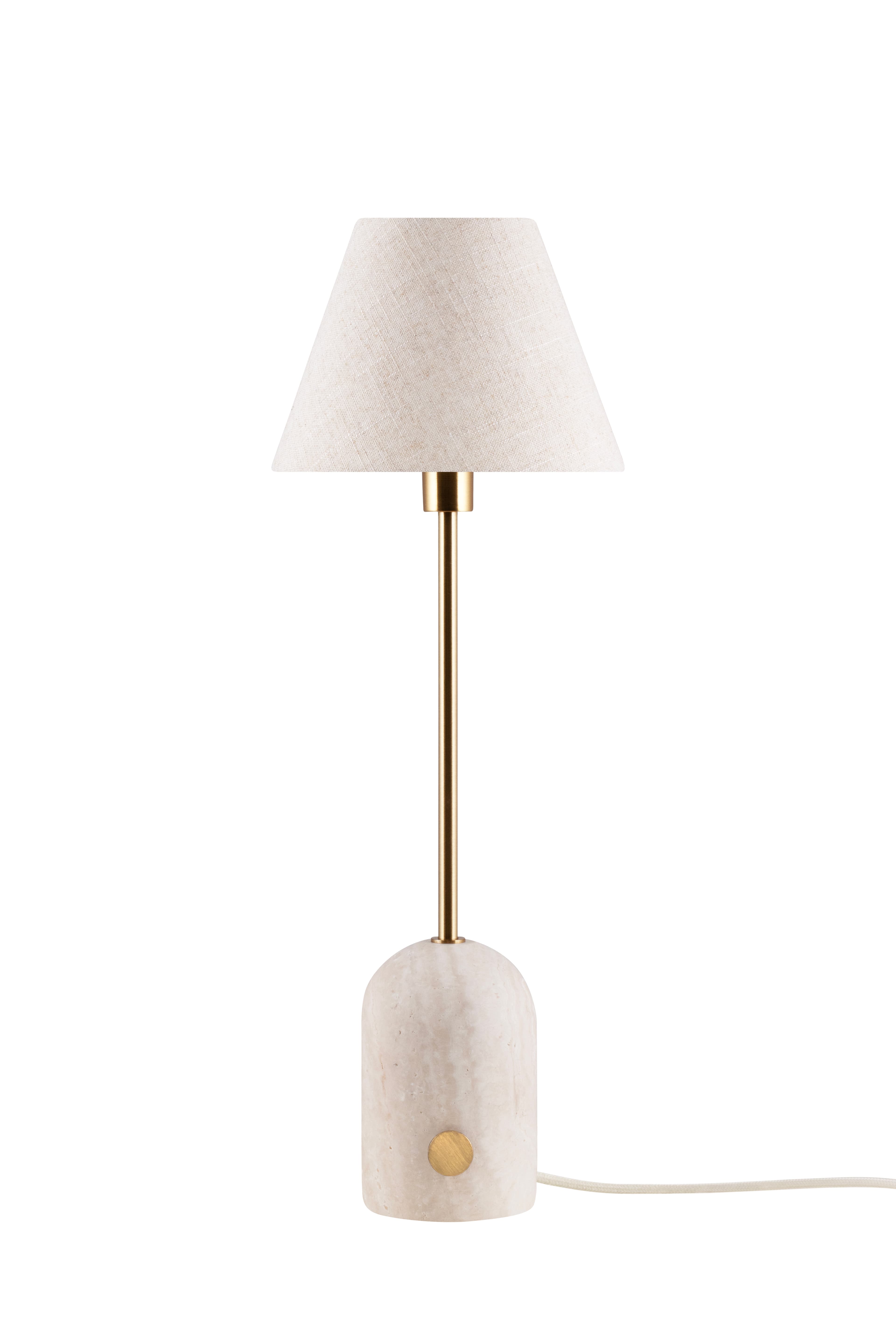 Gino Table Lamp Travertine 20