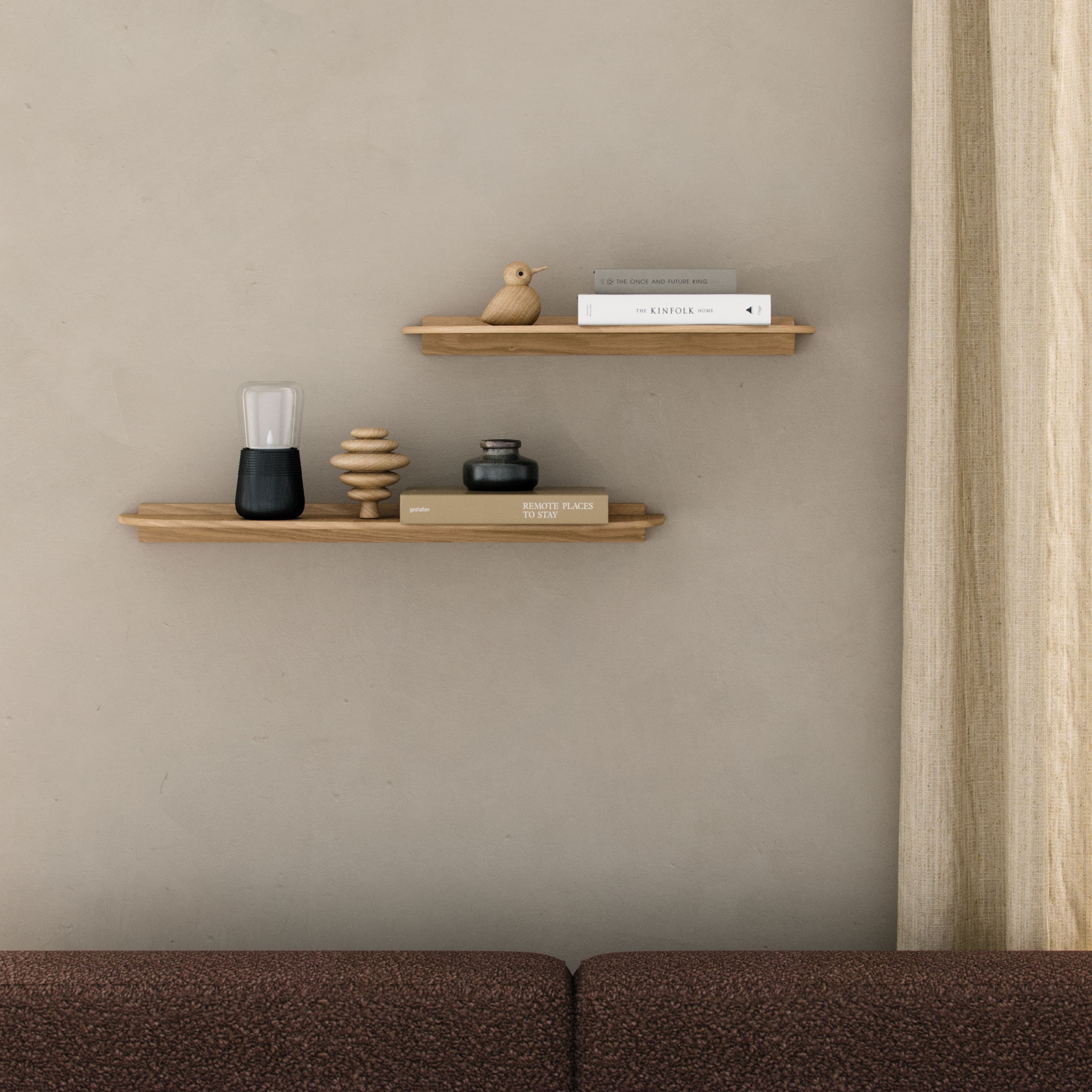 Shelf 3 Wandregal Geölte Eiche 78x22