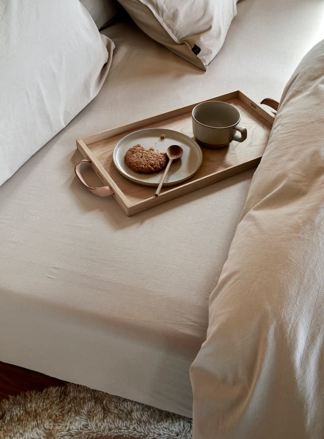 Frøya ÖKO Kissenbezug Beige 50x150
