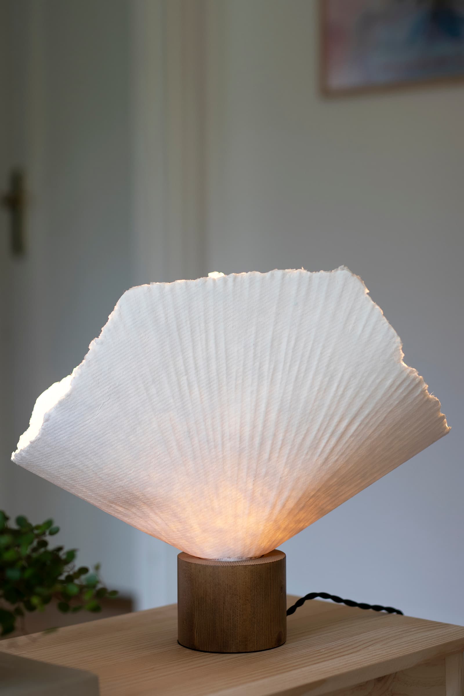 Tropez Table Lamp Oak