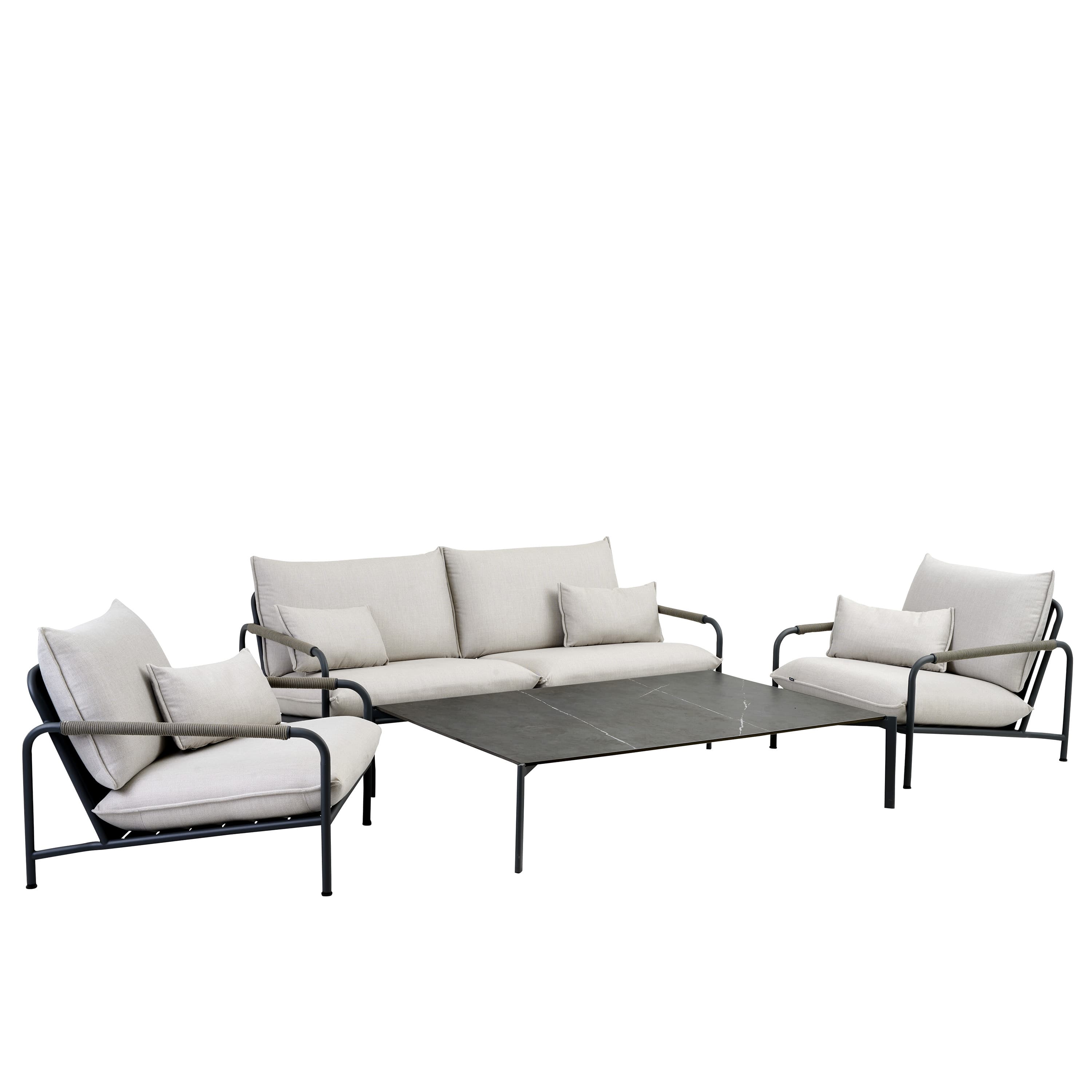 Lerberget 2,5-Sits Soffa Antracit/Ash