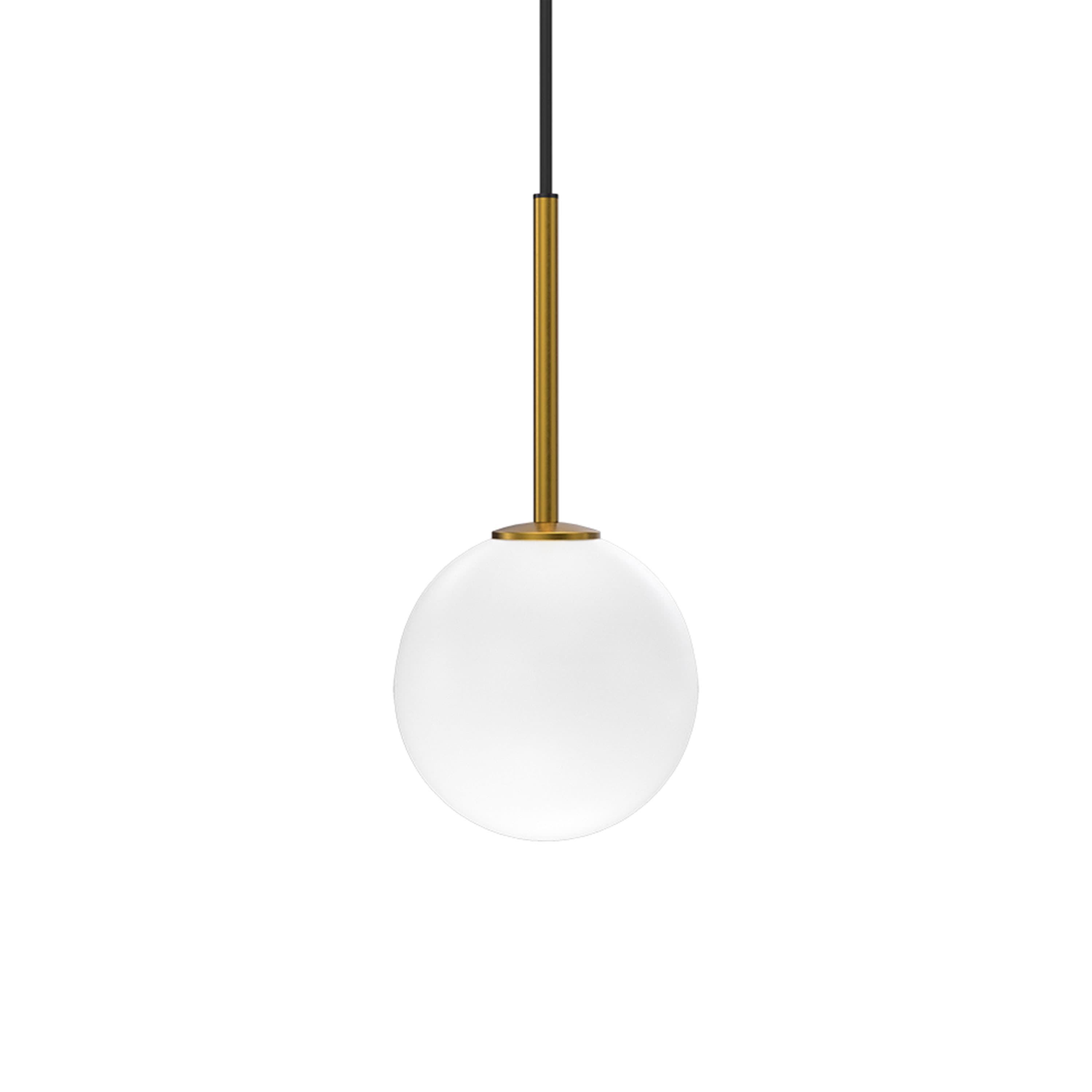 Ballon Pendelleuchte Satin brass