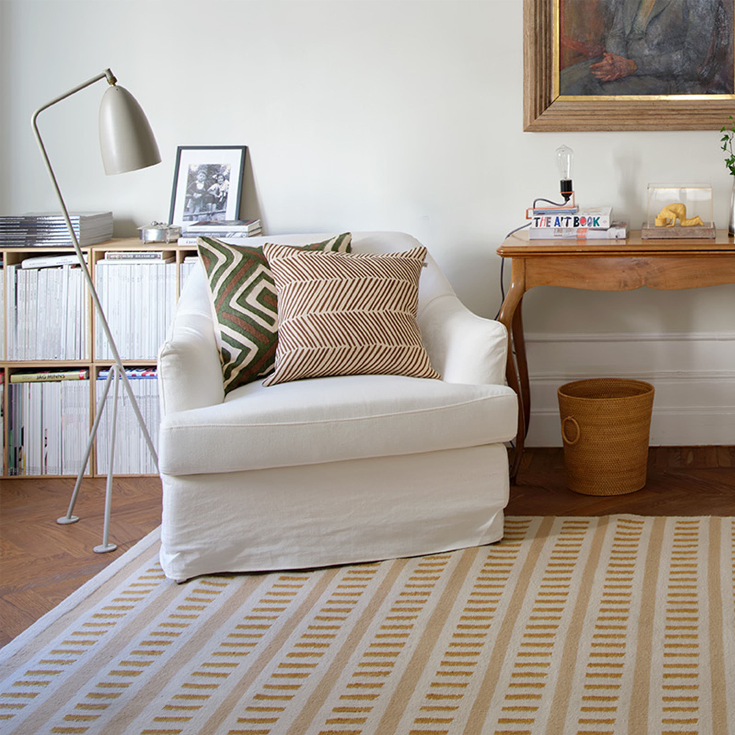 Ladakh Wollteppich Off White/Beige/Masala Yellow 180x270