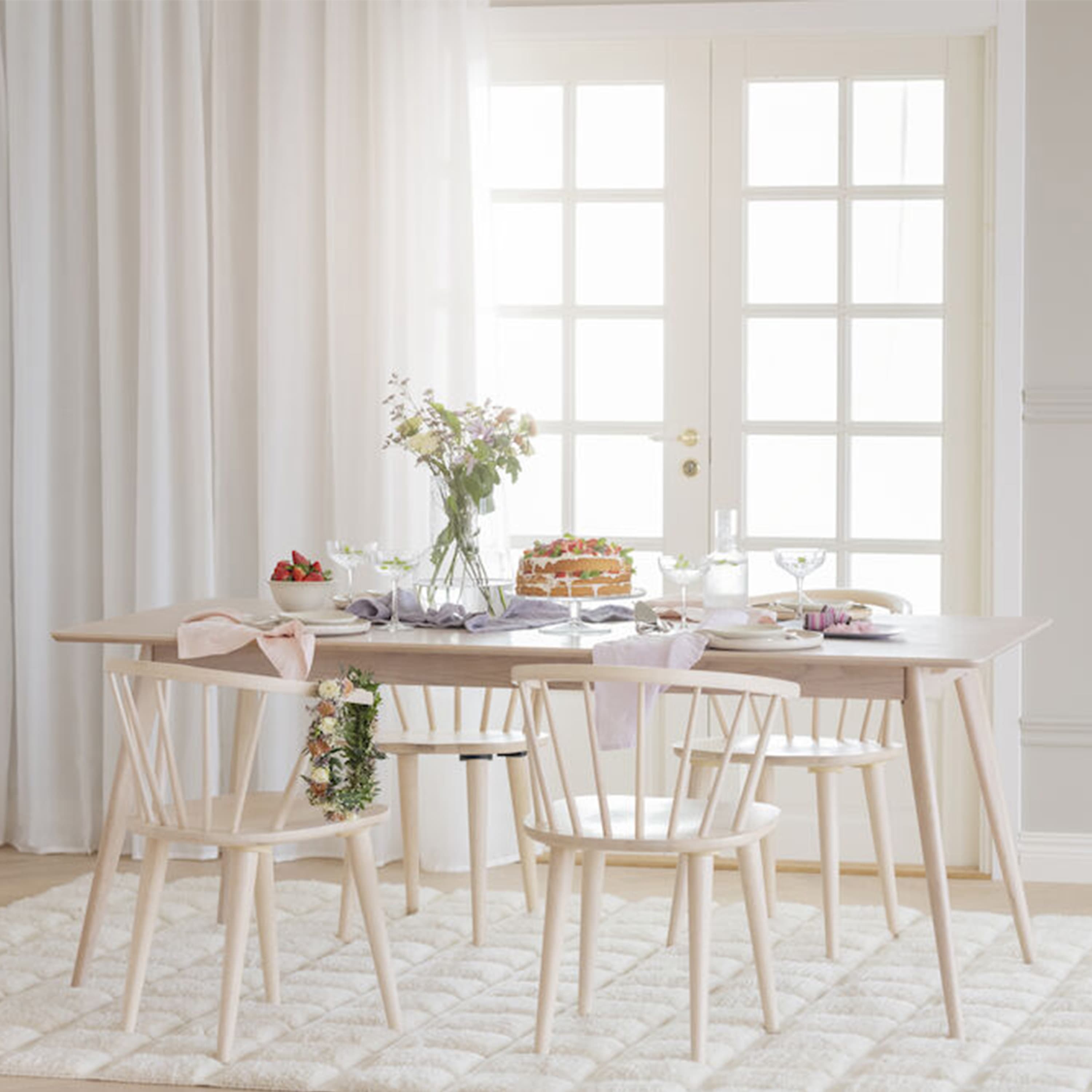 Carmen Dining Chair White Pigmented