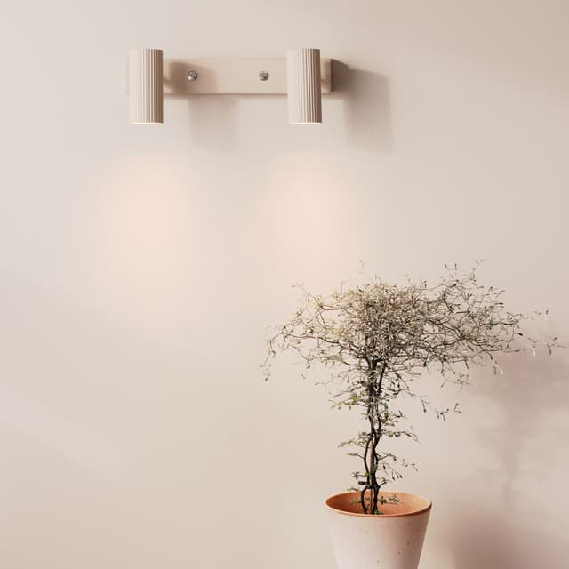 Hubble Wandleuchte Beige 2