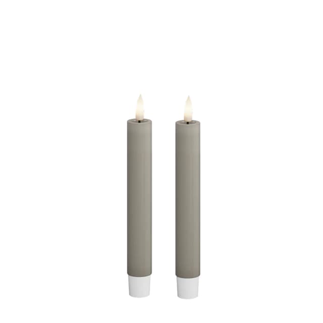 LED Candle Sand 15cm Set of 2