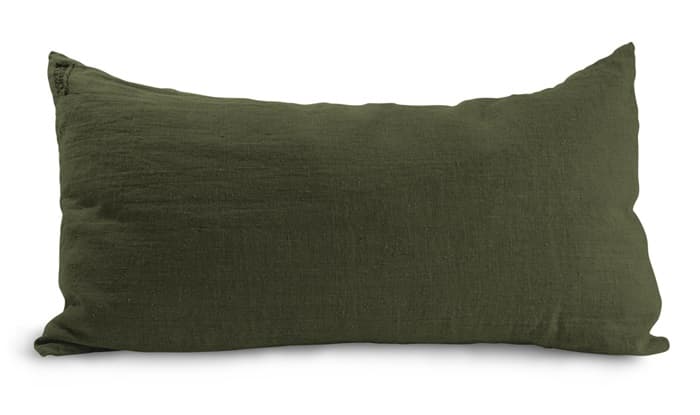 Lovely Kissenbezug Leinen Jeep Green 40x70