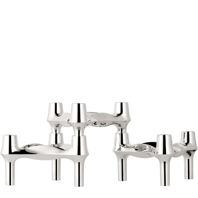 FABRIC Nagel BMF Candle Holder Chrome Set of 3