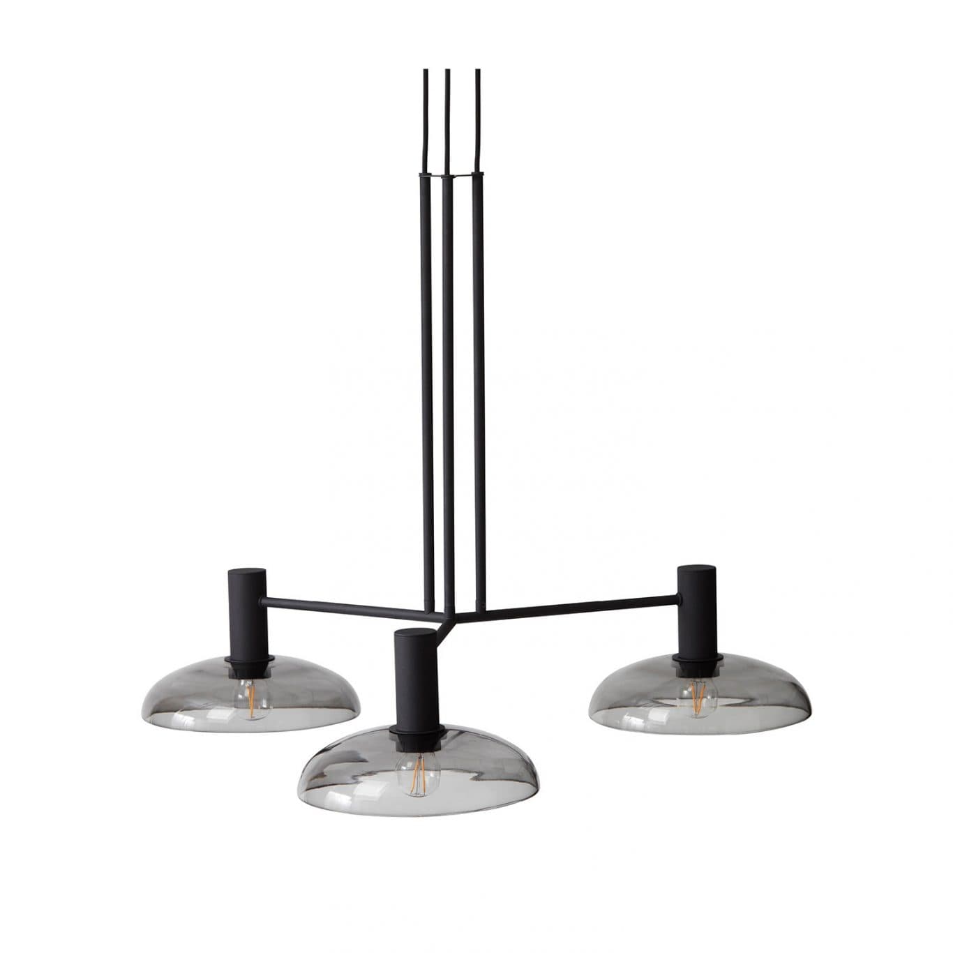 Ufo Circle Deckenlampe Rauchglas