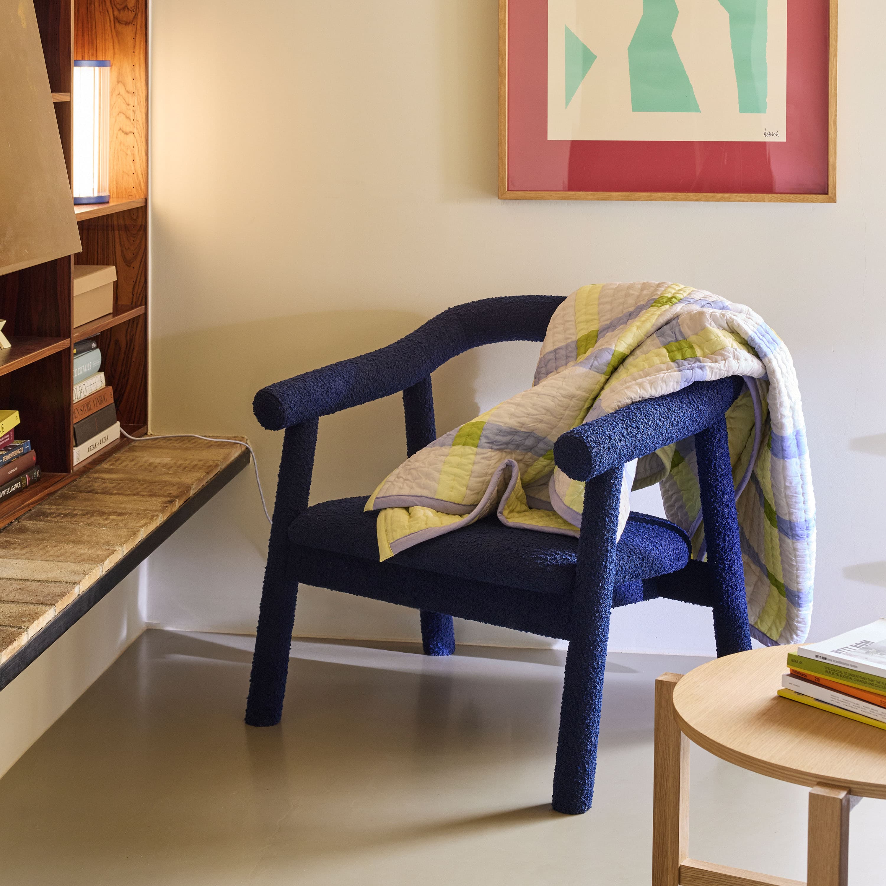 Ouli Lounge Chair Dark Blue