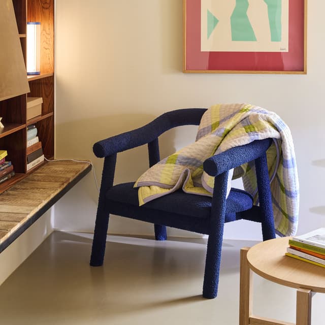 Ouli Lounge Chair Dark Blue