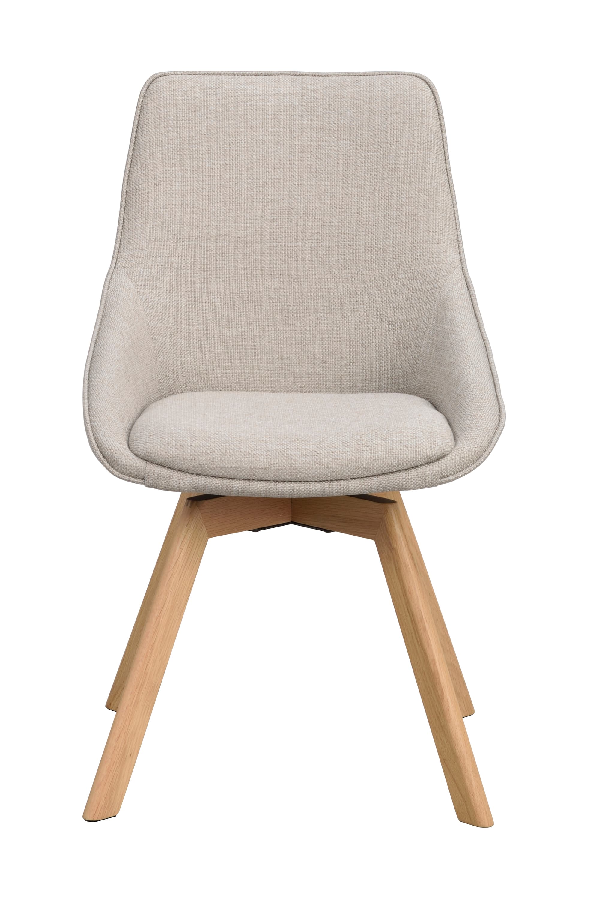 Alison Esszimmerstuhl Beige/Eiche