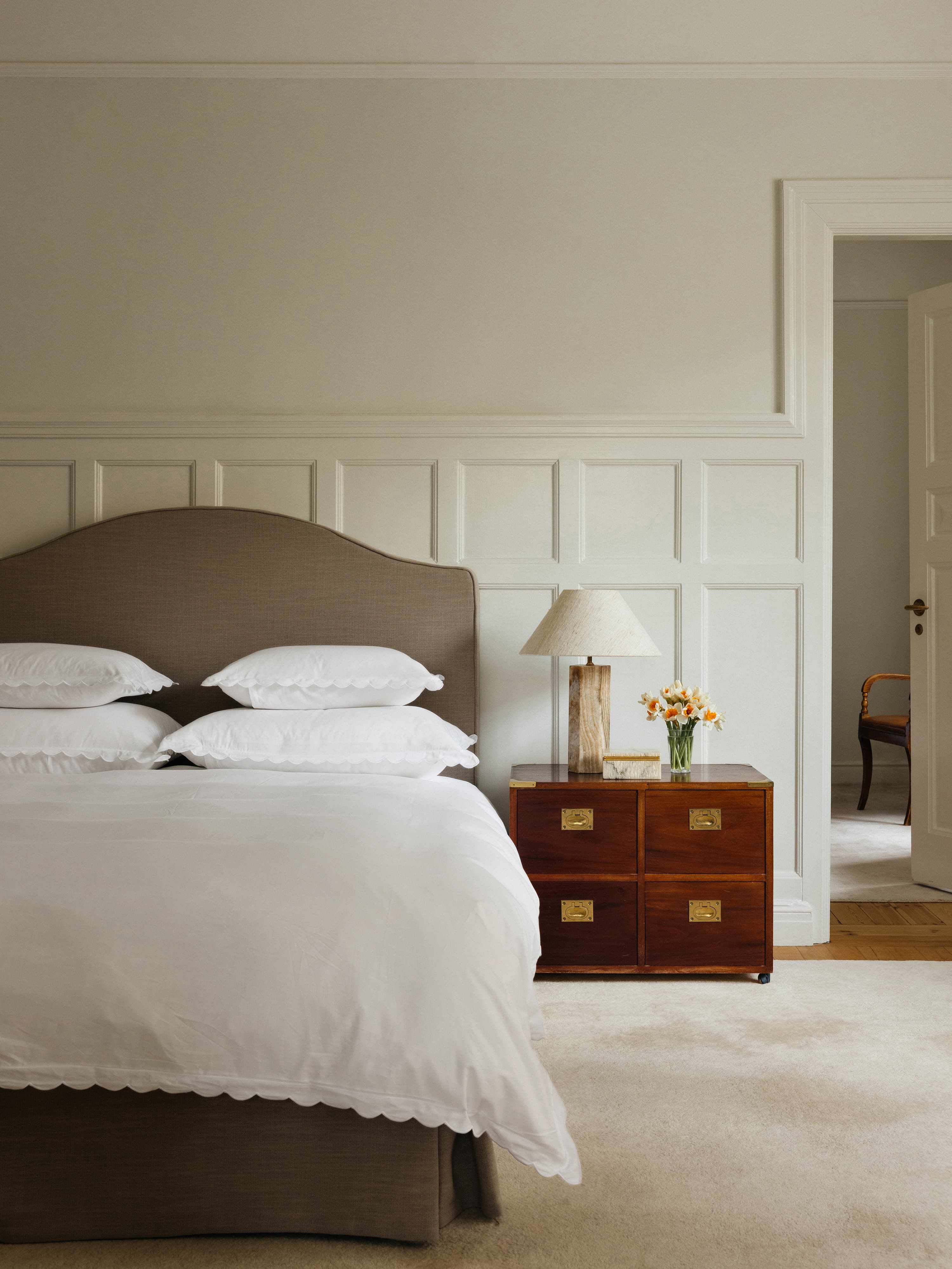 Isola Bettbezug Satin Weiß 220x220
