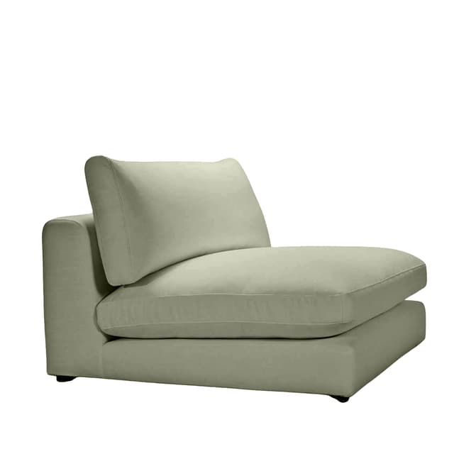 Capri 1.5-seater Sofa Module Green 120cm