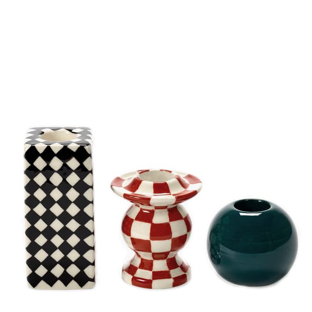 Les Objets Mouleversants Ljusstake 3-pack