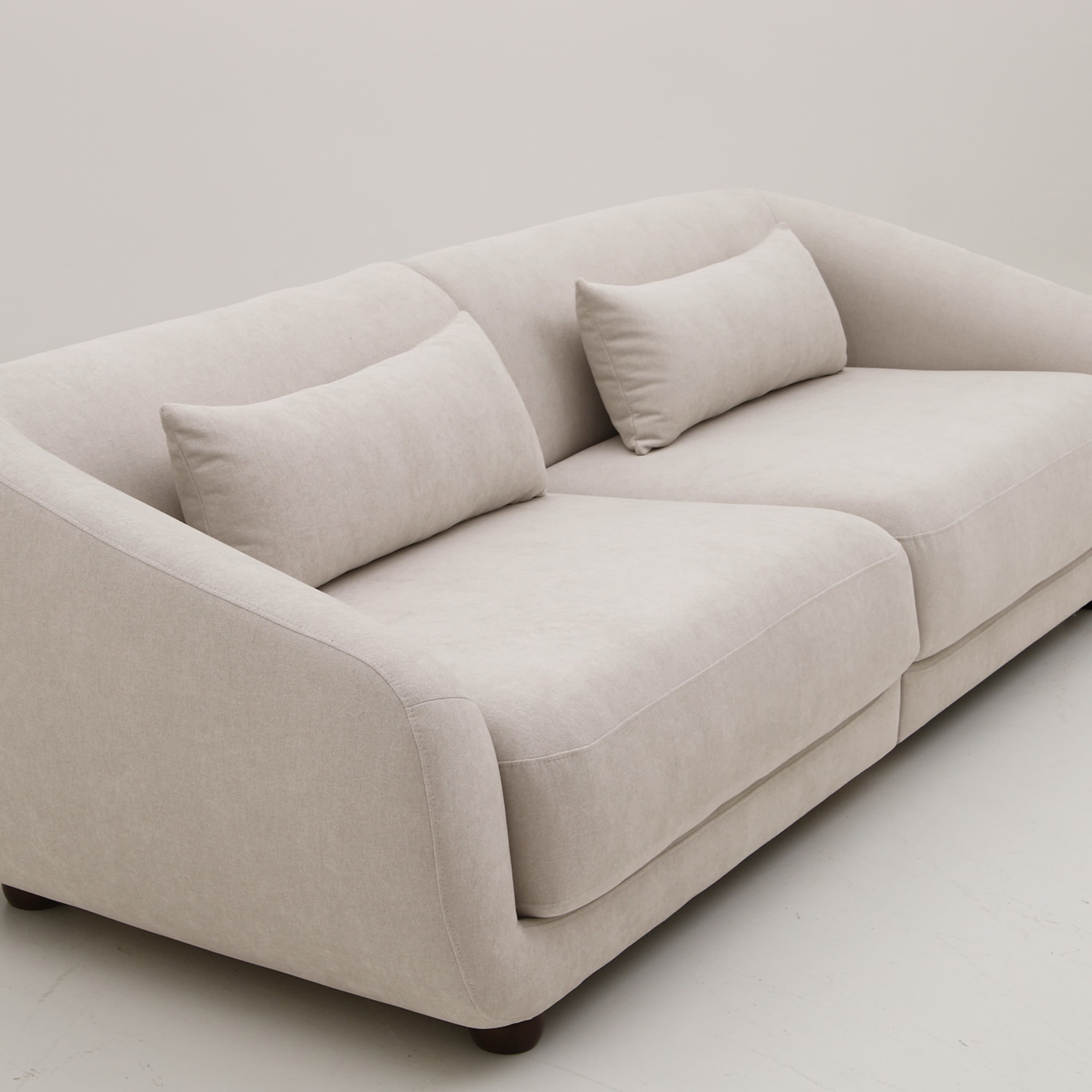 Alba 3-seater Sofa Beige 258cm