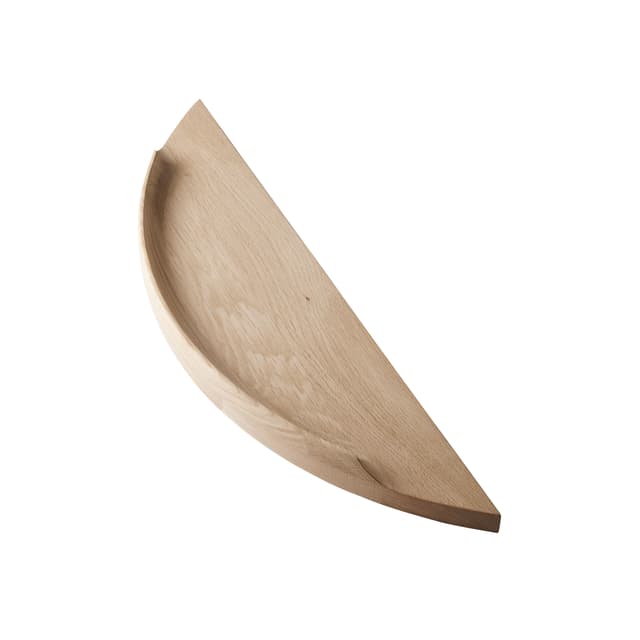 Arcus Wall Shelf White Oil Oak Small