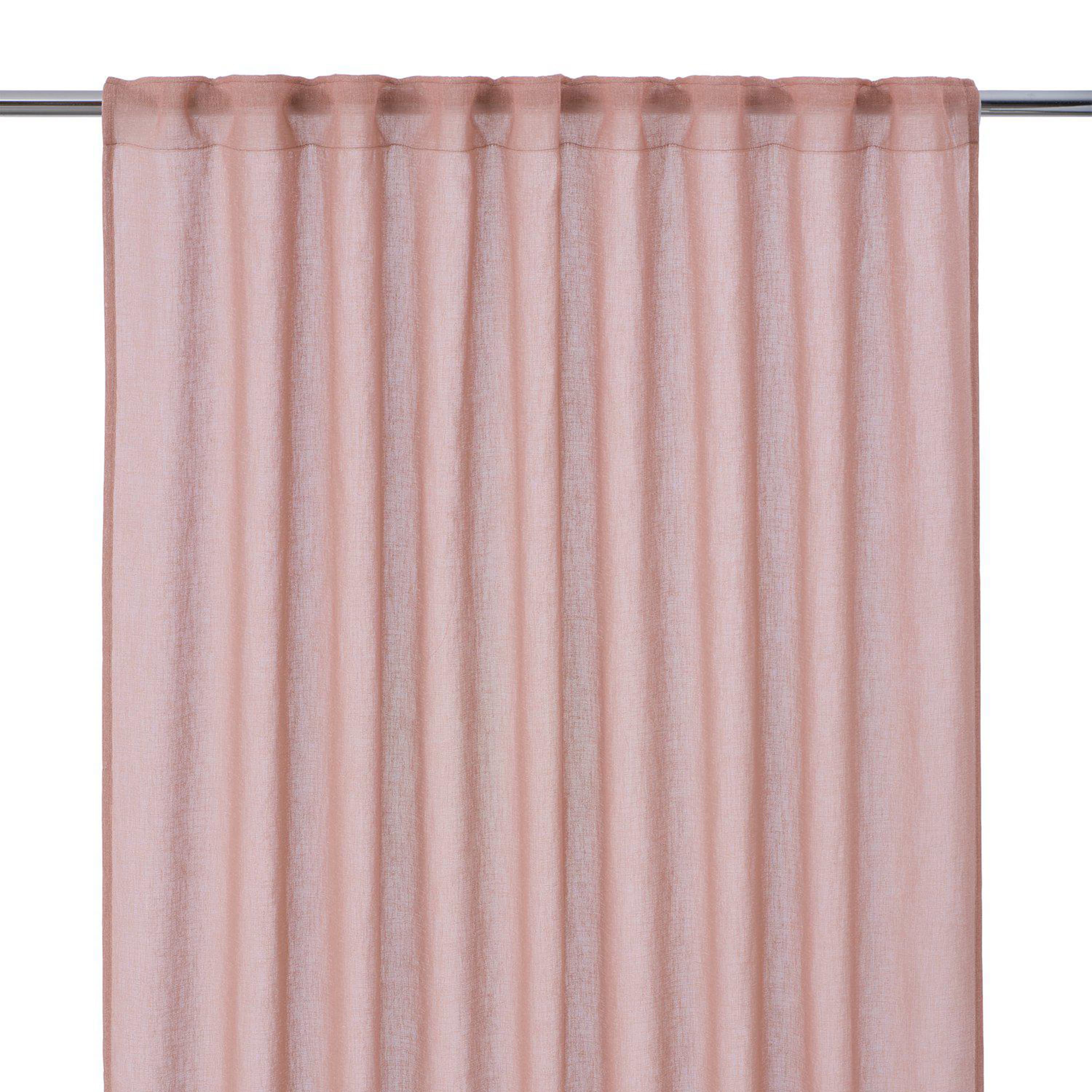 Diana Vorhanglänge Rosé 140x280 2er-Pack