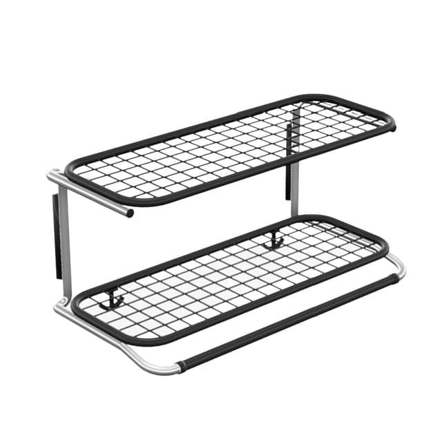 Classic Hat Rack Black/Chrome 60cm