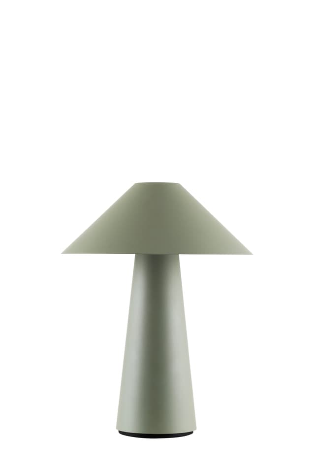 Cannes Portabel Tischlampe Grün 26cm