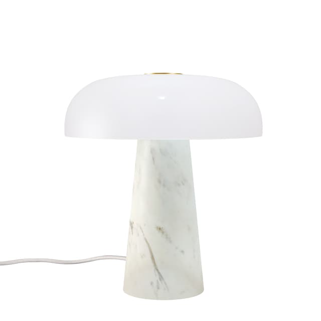 Glossy Mini Table Lamp White 24cm