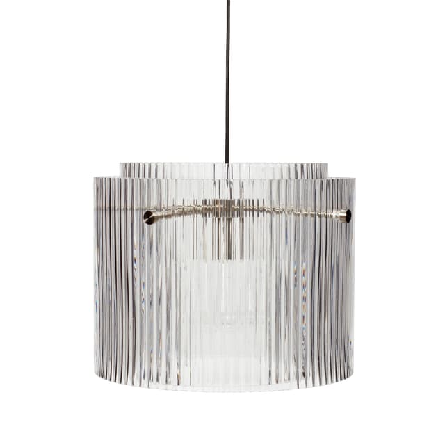 Ripple Ceiling Lamp Clear Ø41