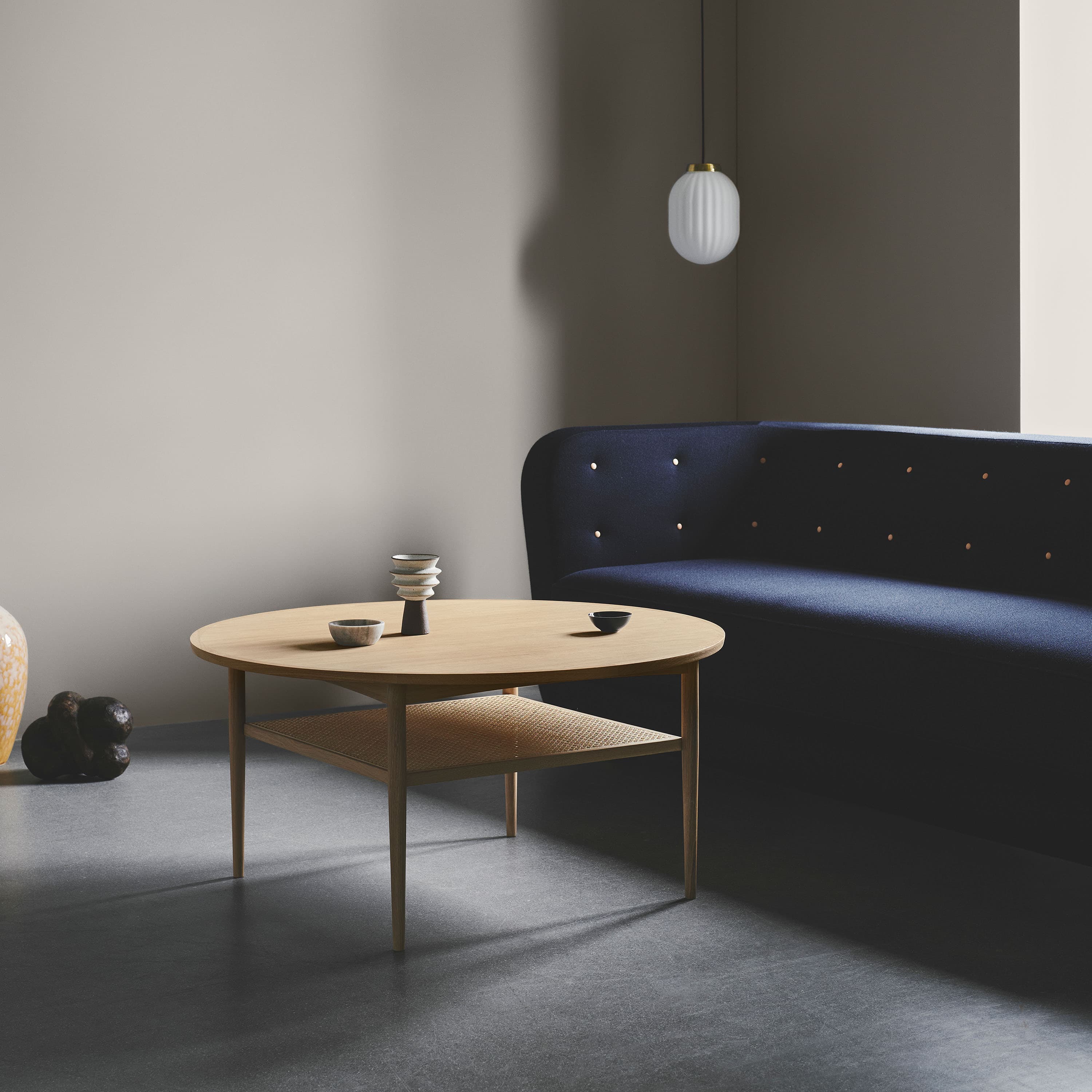 No.100 Coffee Table White Oil Oak