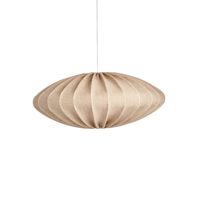 Ellipse Deckenleuchte Leinen Sand 65cm