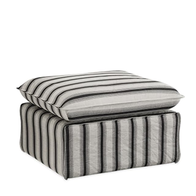 Nomad Pouf Stool Rocco/Chalkstripe