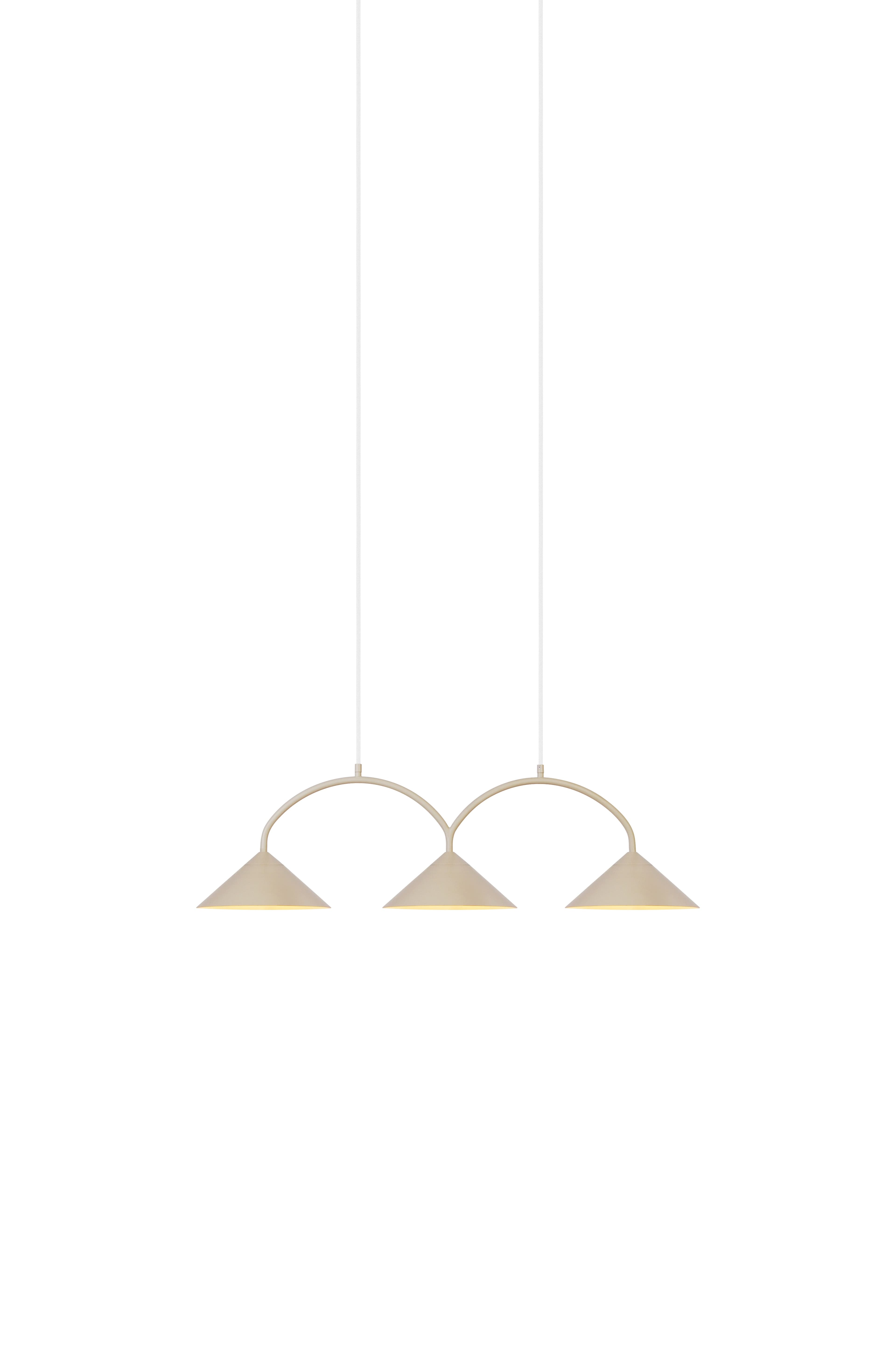 Curve Deckenleuchte Beige 3