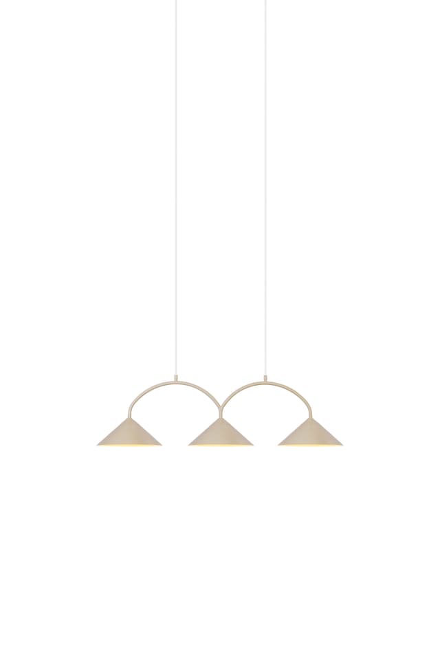 Curve 3 Ceiling Lamp Beige