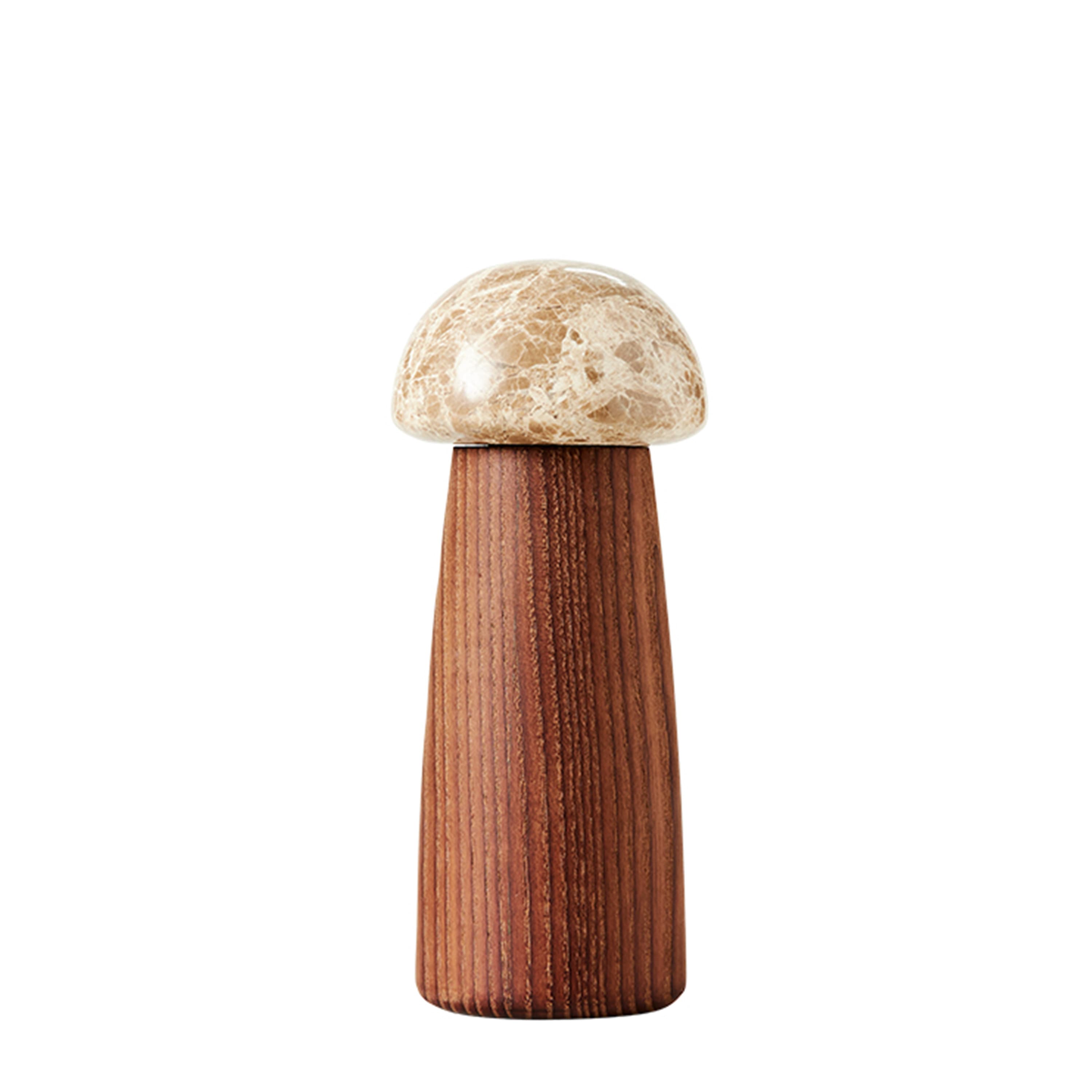 Mill Yami Salt- och Pepparkvarn Carbonized Ash/Marble Small