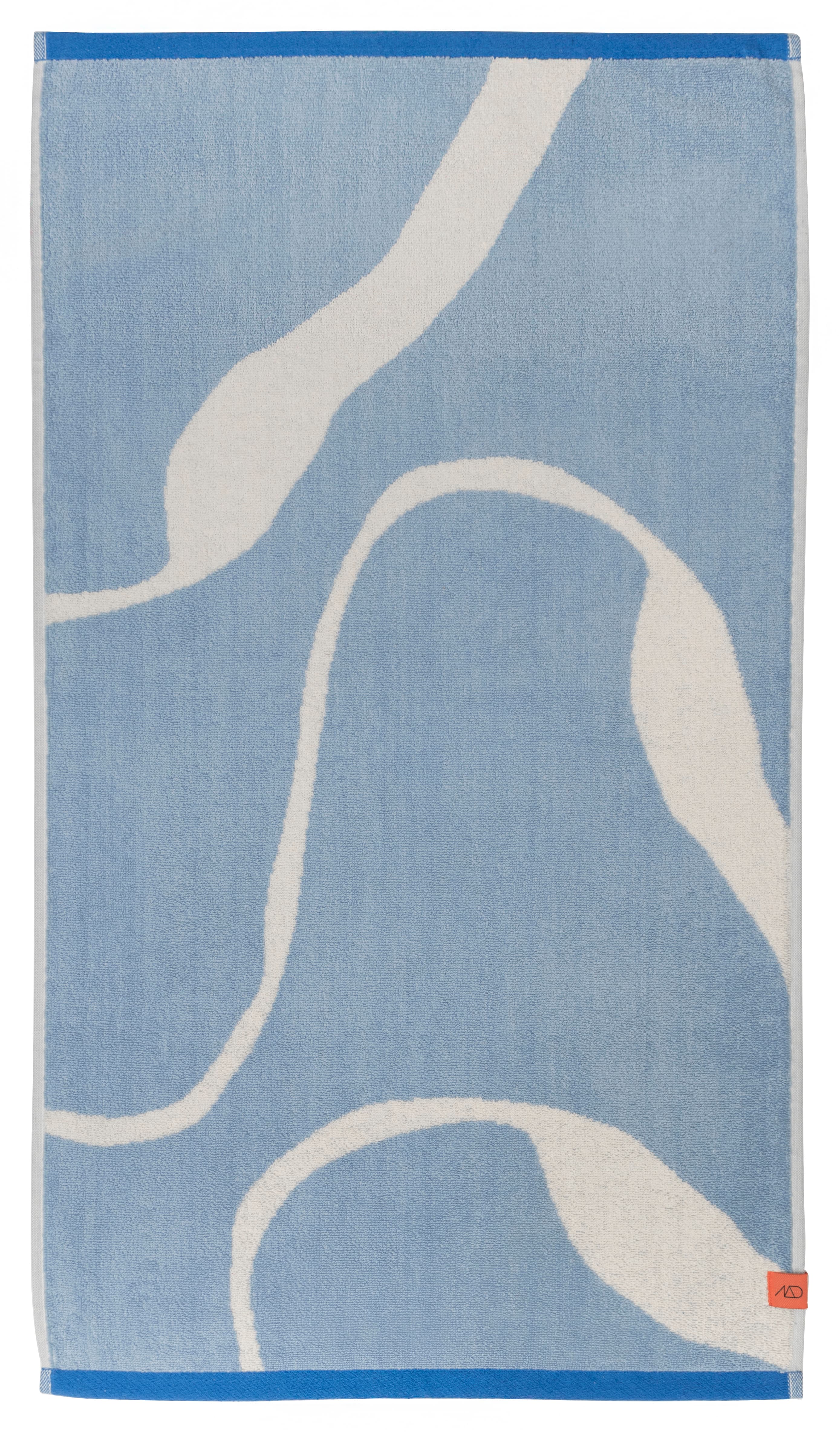 Nova Arte Handtuch Hellblau/Weiß 70x133