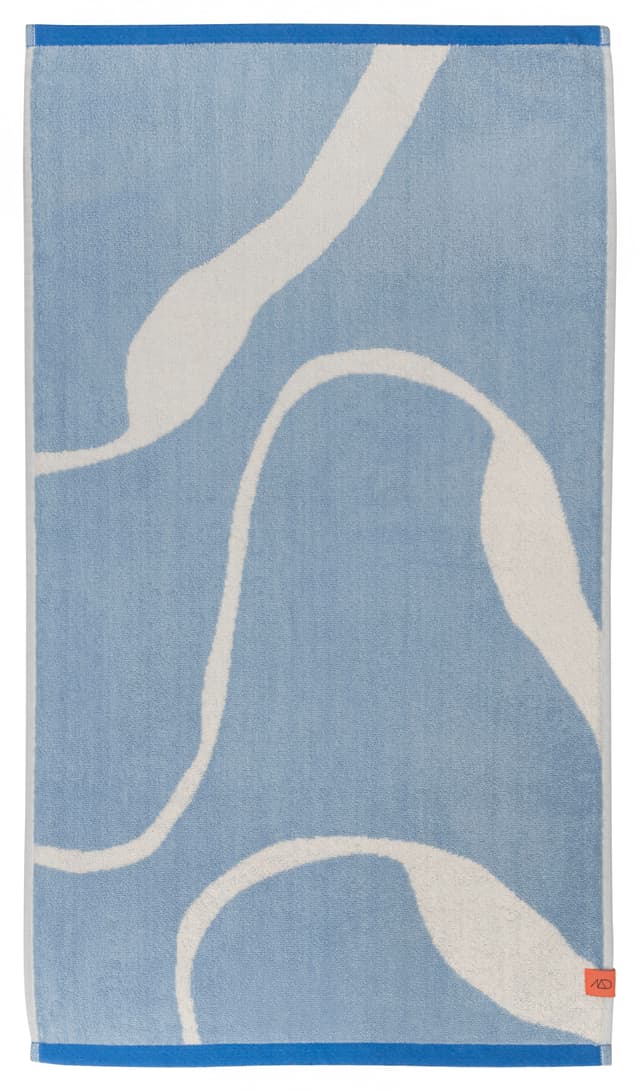 Nova Arte Handtuch Hellblau/Weiß 70x133