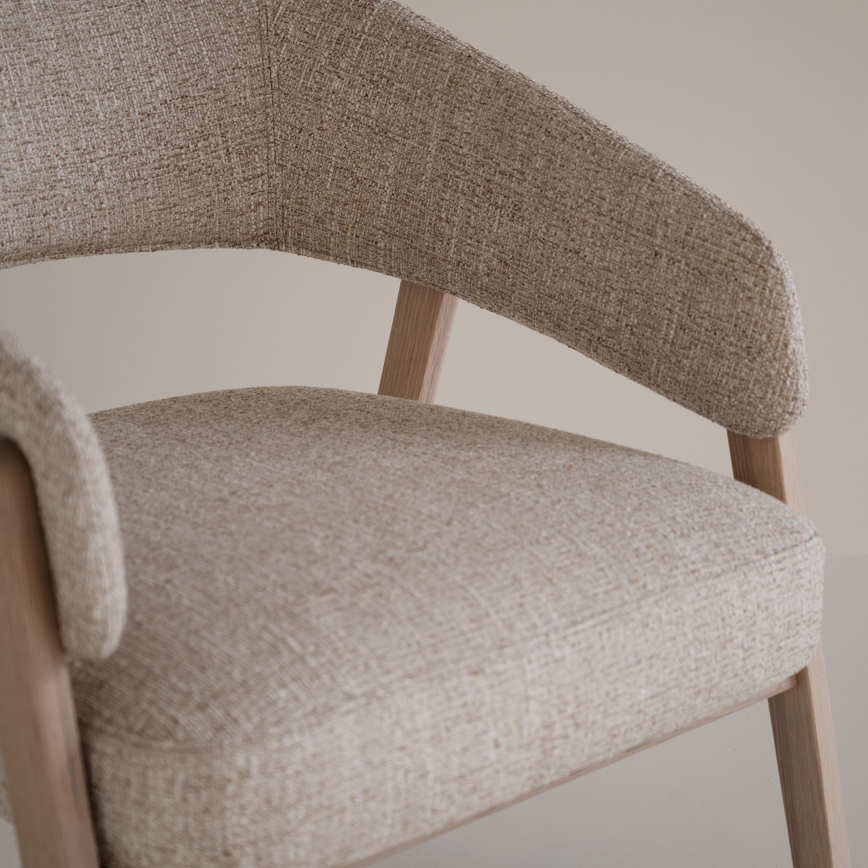 Barnaby Loungestol Ljusbeige/Vitpigmenterad Ek