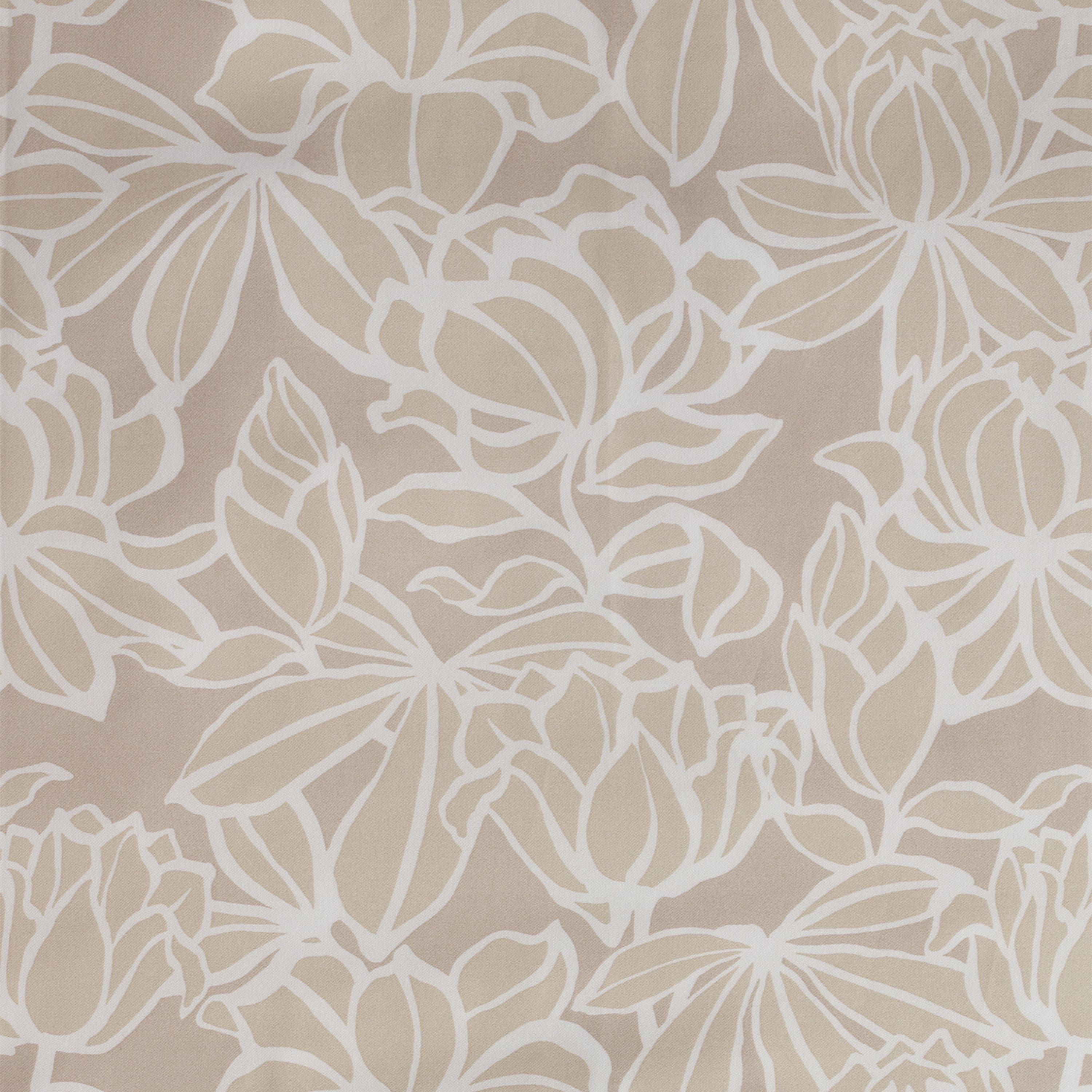 Floral 2-del Påslakanset Taupe Beige