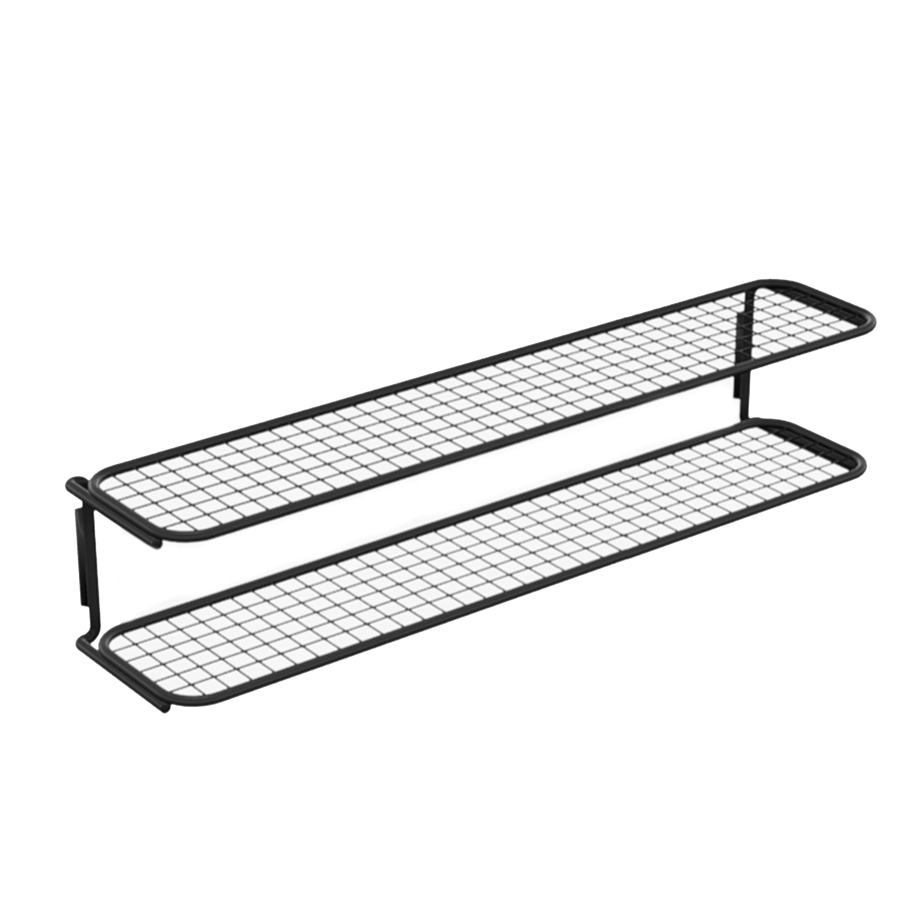 Classic Schuhablage Doppel Schwarz 120cm