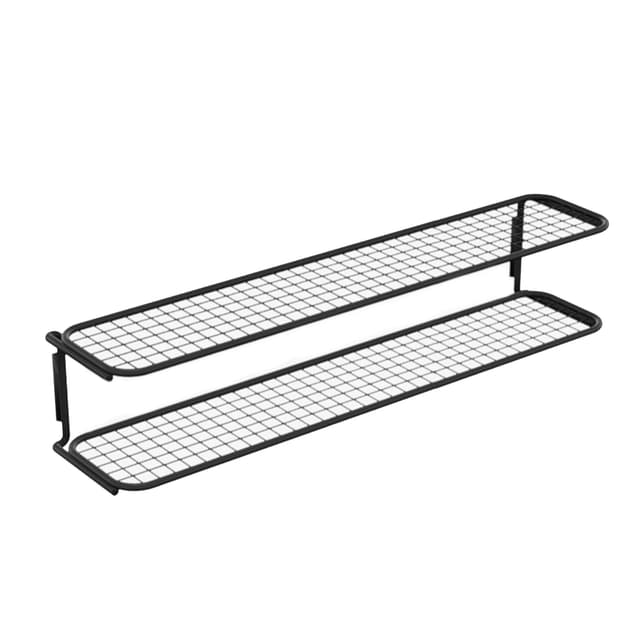 Classic Schuhablage Doppel Schwarz 120cm