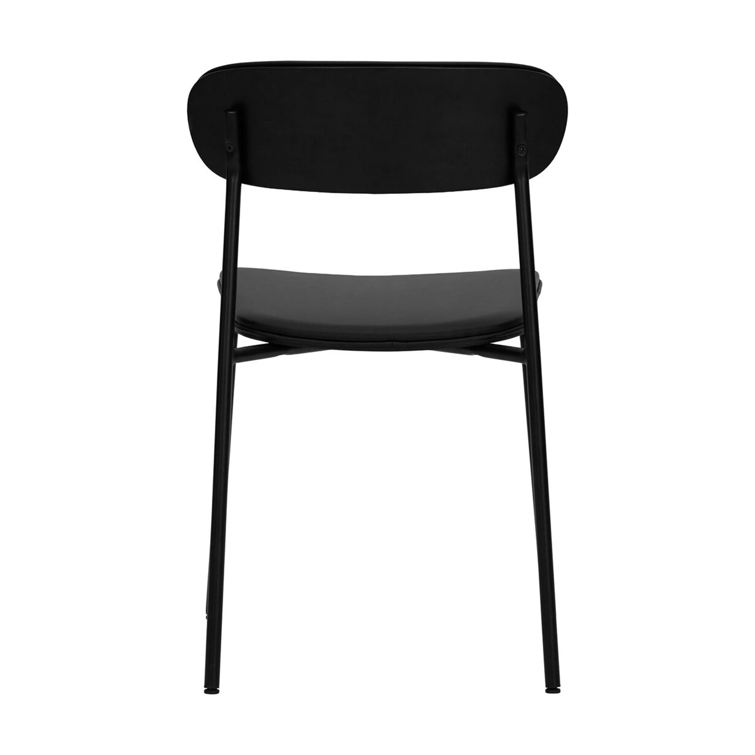 Pova Dining Chair Black 2-pack